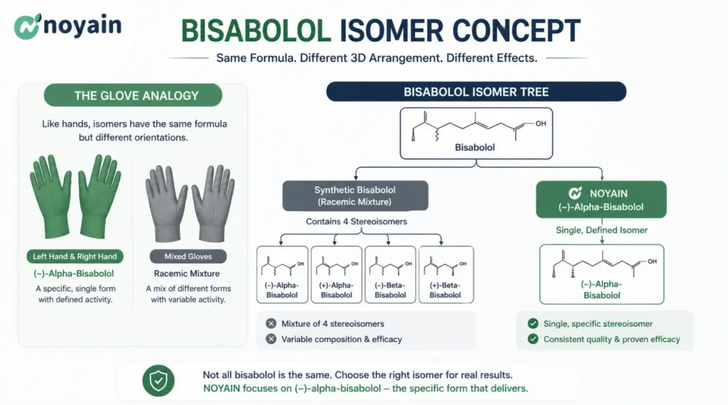 Bisabolol Isomer Concept