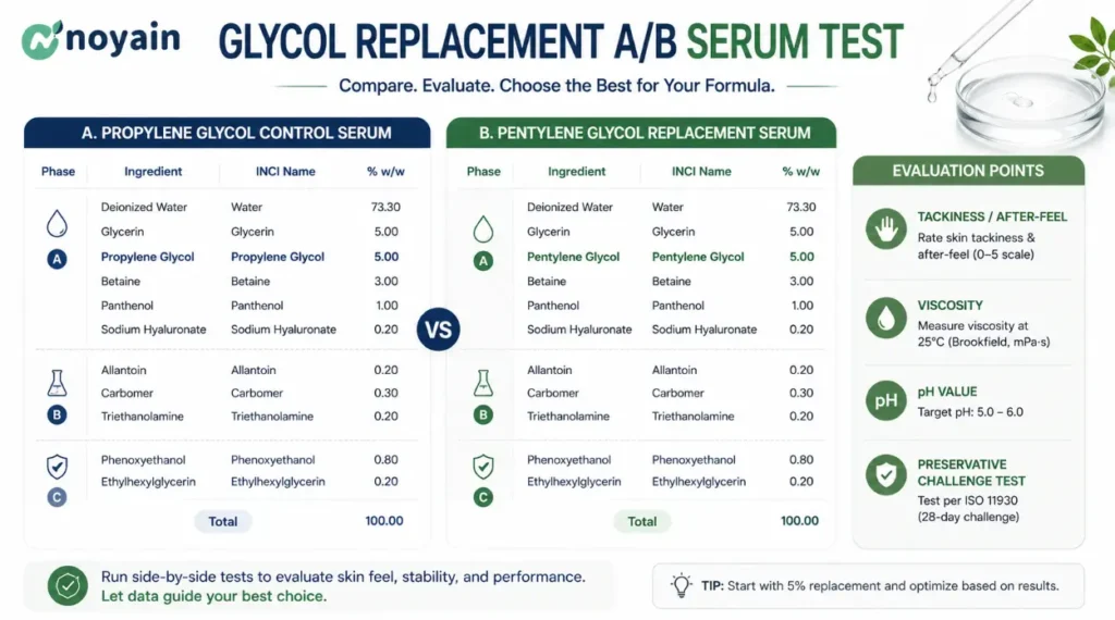 Glycol Replacement AB Serum Test