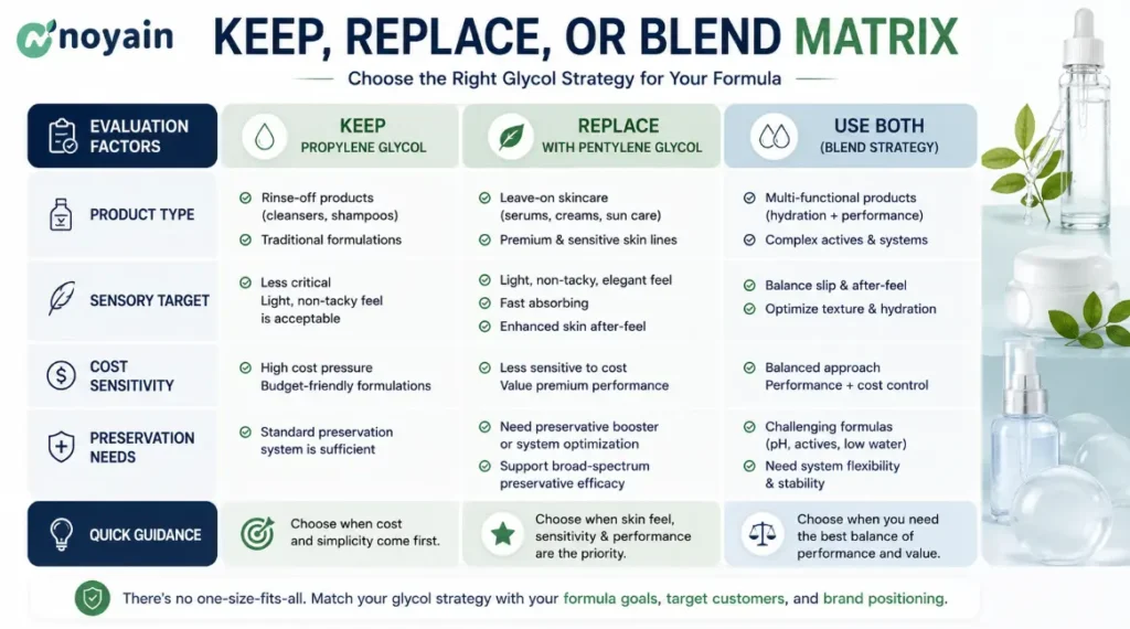 Keep Replace or Blend Matrix