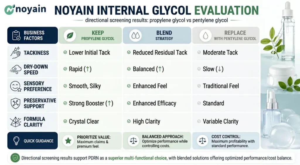 Noyain Internal Glycol Evaluation