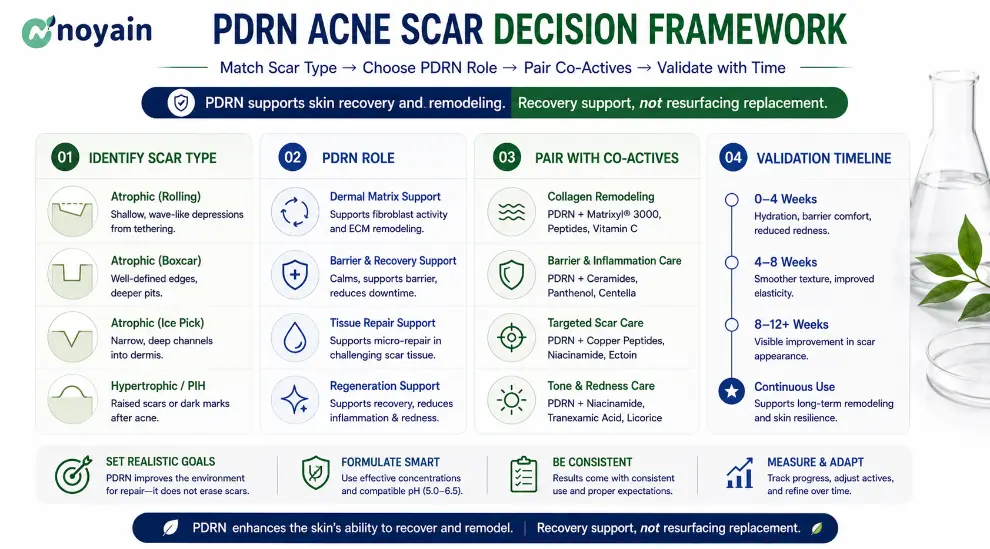 PDRN acne scar decision framework