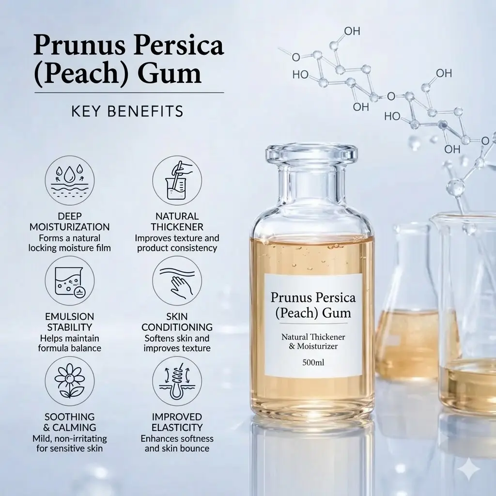 Prunus Persica (Peach) Gum Function