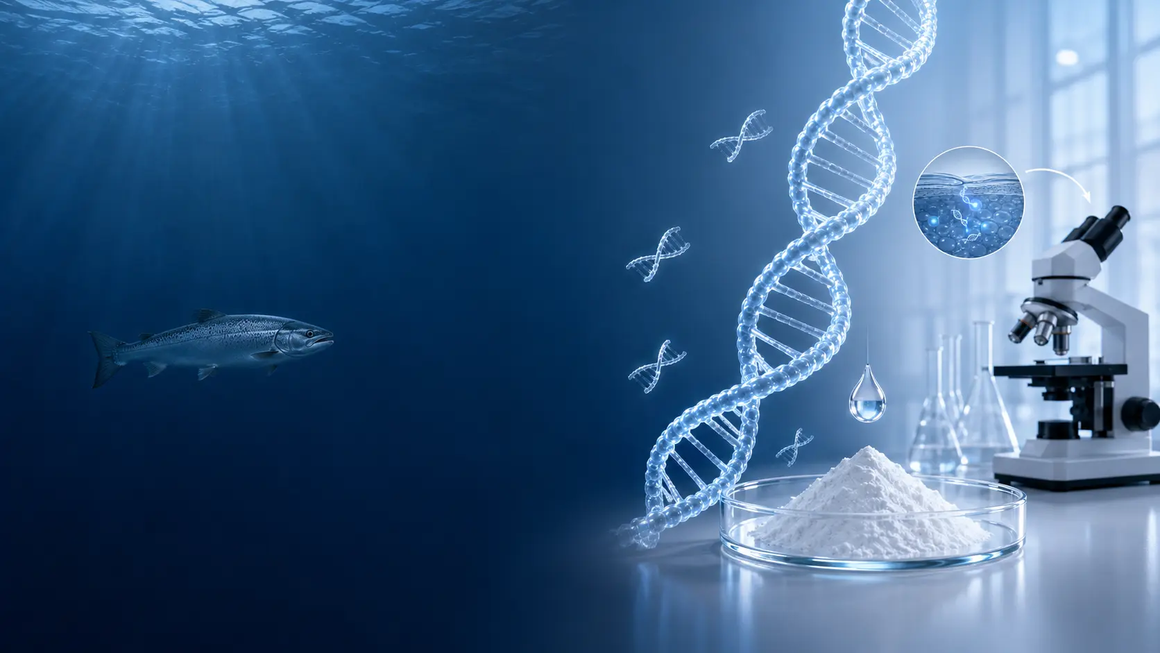 Deep-sea salmon PDRN skin cell repair