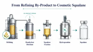 From Refining By-Product to Cosmetic Squalane
