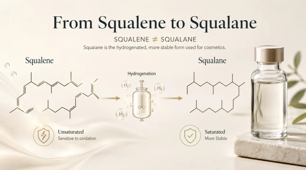 From Squalene to Squalane
