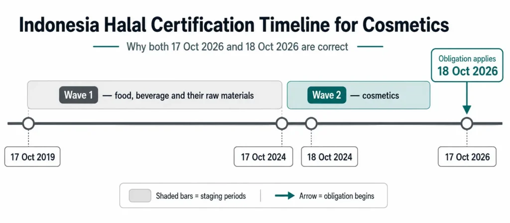 Indonesia Halal Certification Timeline for Cosmetics