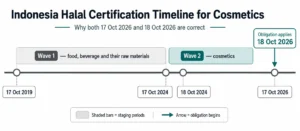 Indonesia Halal Certification Timeline for Cosmetics