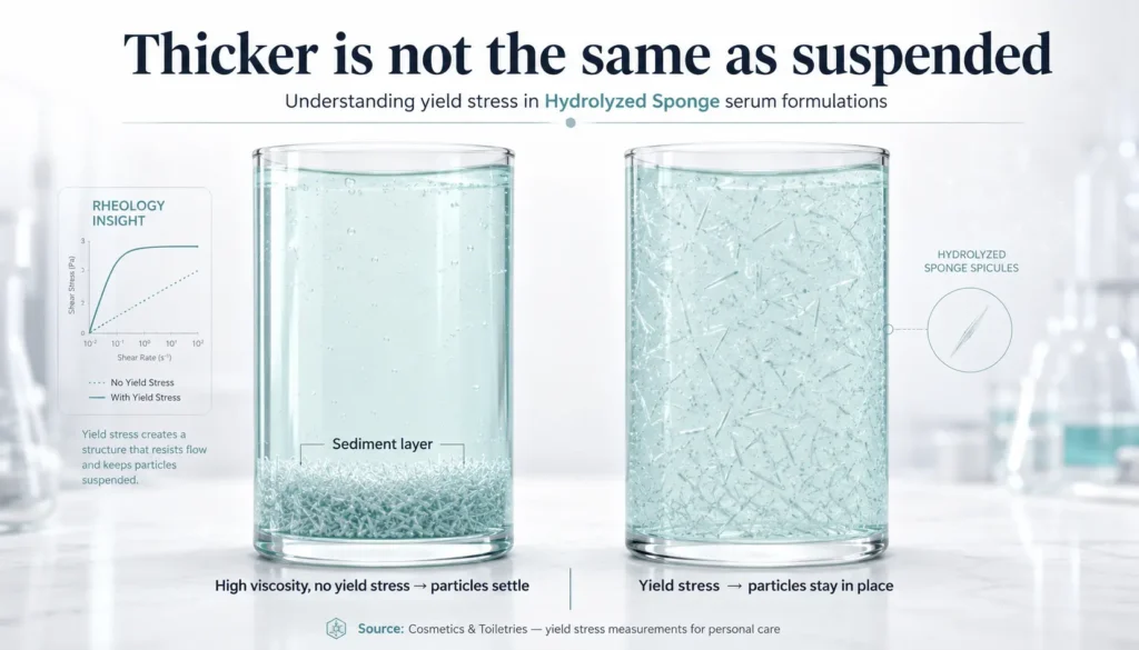 Thicker is not the same as suspended