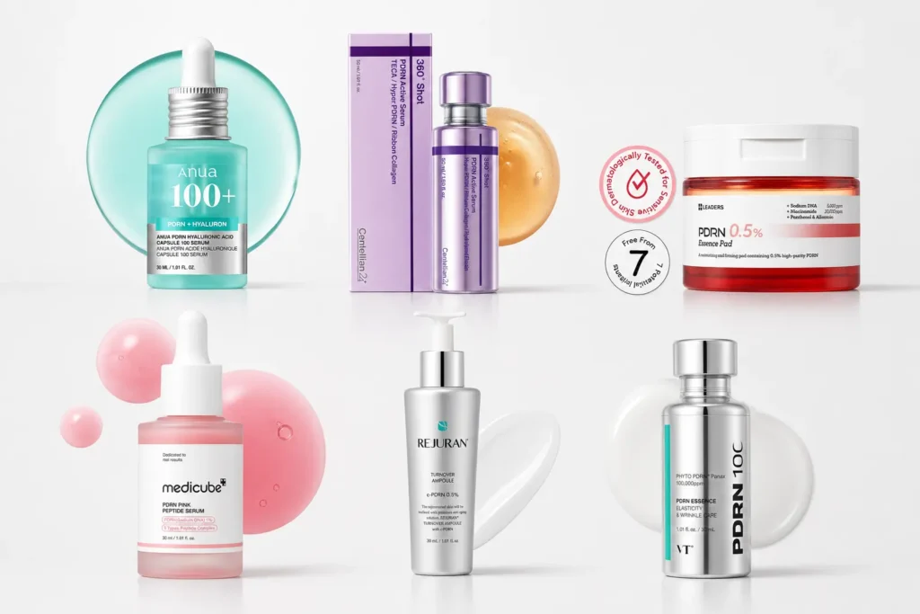 The popular and well-established PDRN products on the market